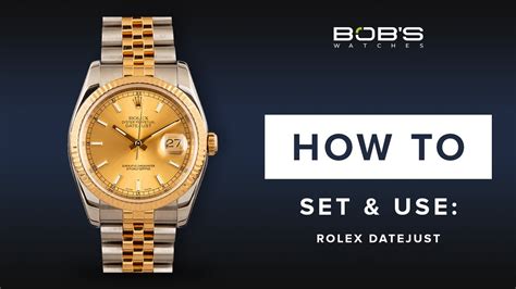 rolex datejust change time.